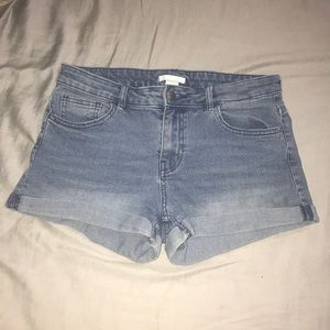 Denim shorts